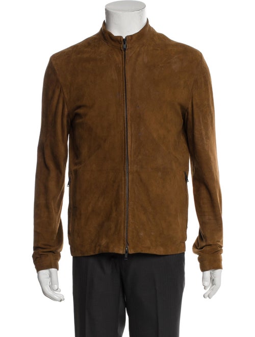 Theory Goat Leather Utility Jacket