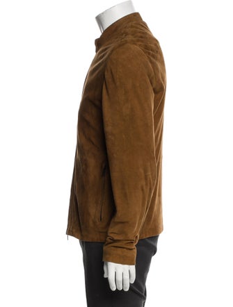 Theory Goat Leather Utility Jacket