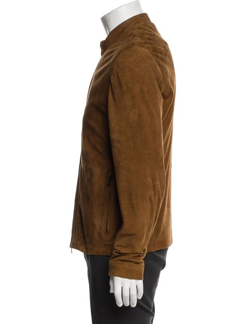 Theory Goat Leather Utility Jacket