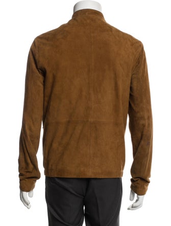 Theory Goat Leather Utility Jacket