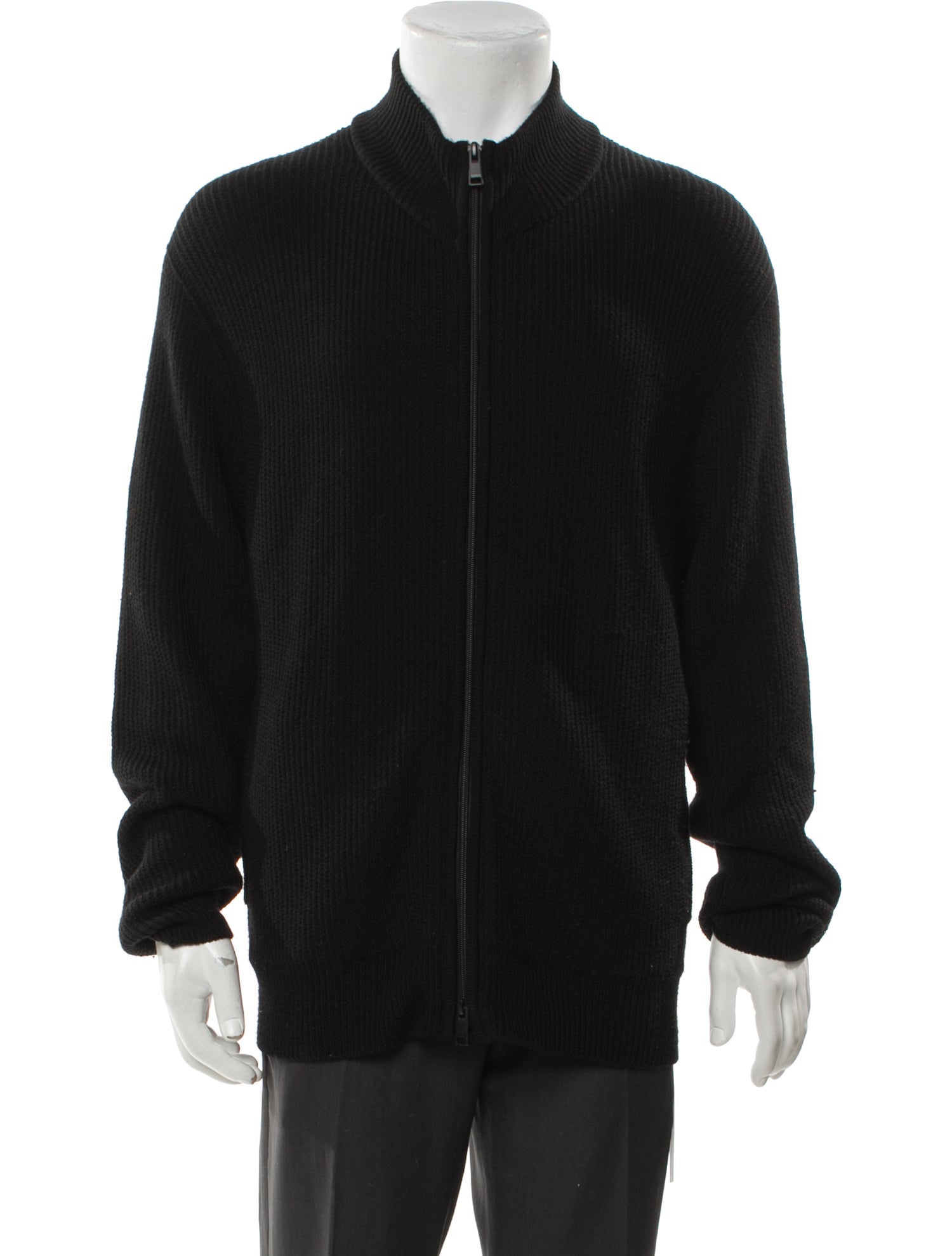 Theory Merino Wool Mock Neck Cardigan