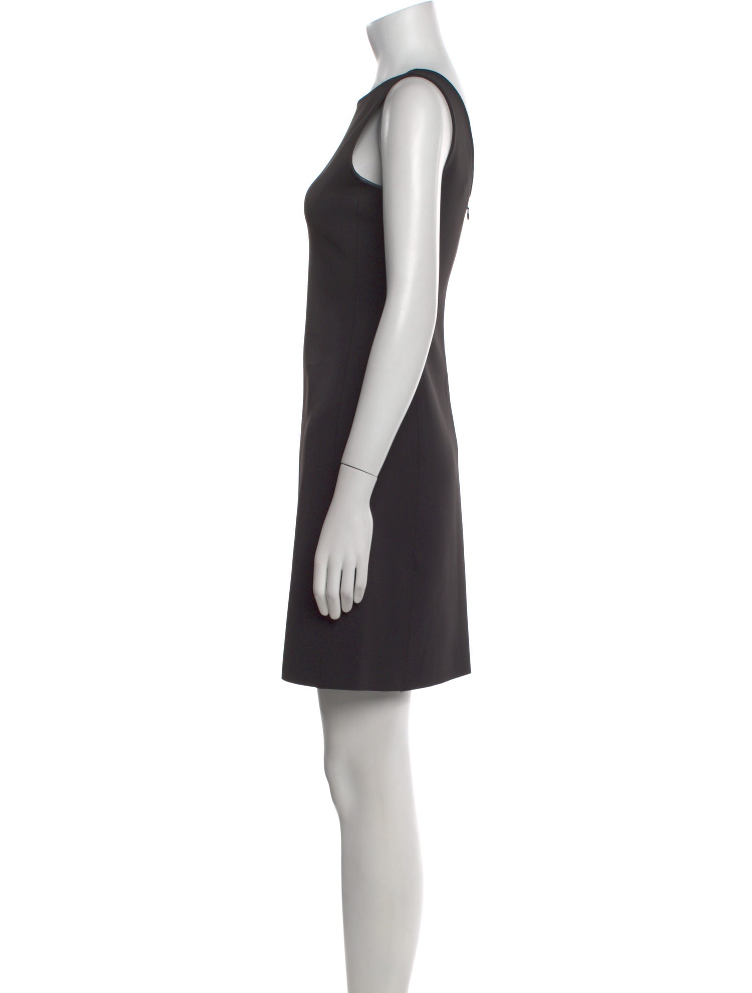 Theory Bateau Neckline Mini Dress