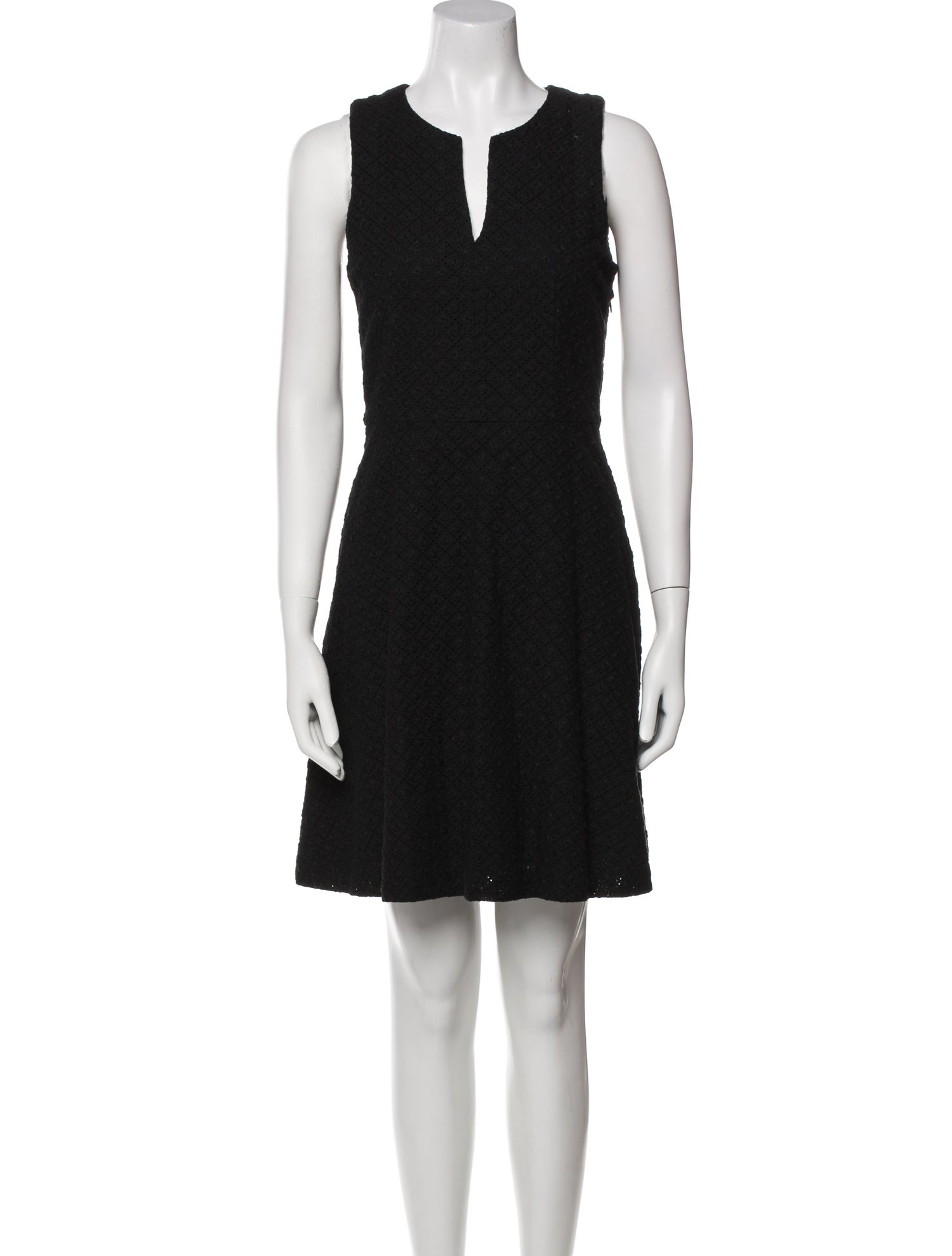 Theory V-Neck Mini Dress