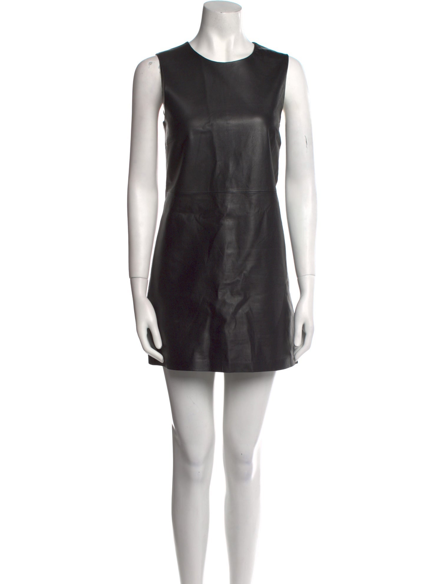 Theory Leather Mini Dress