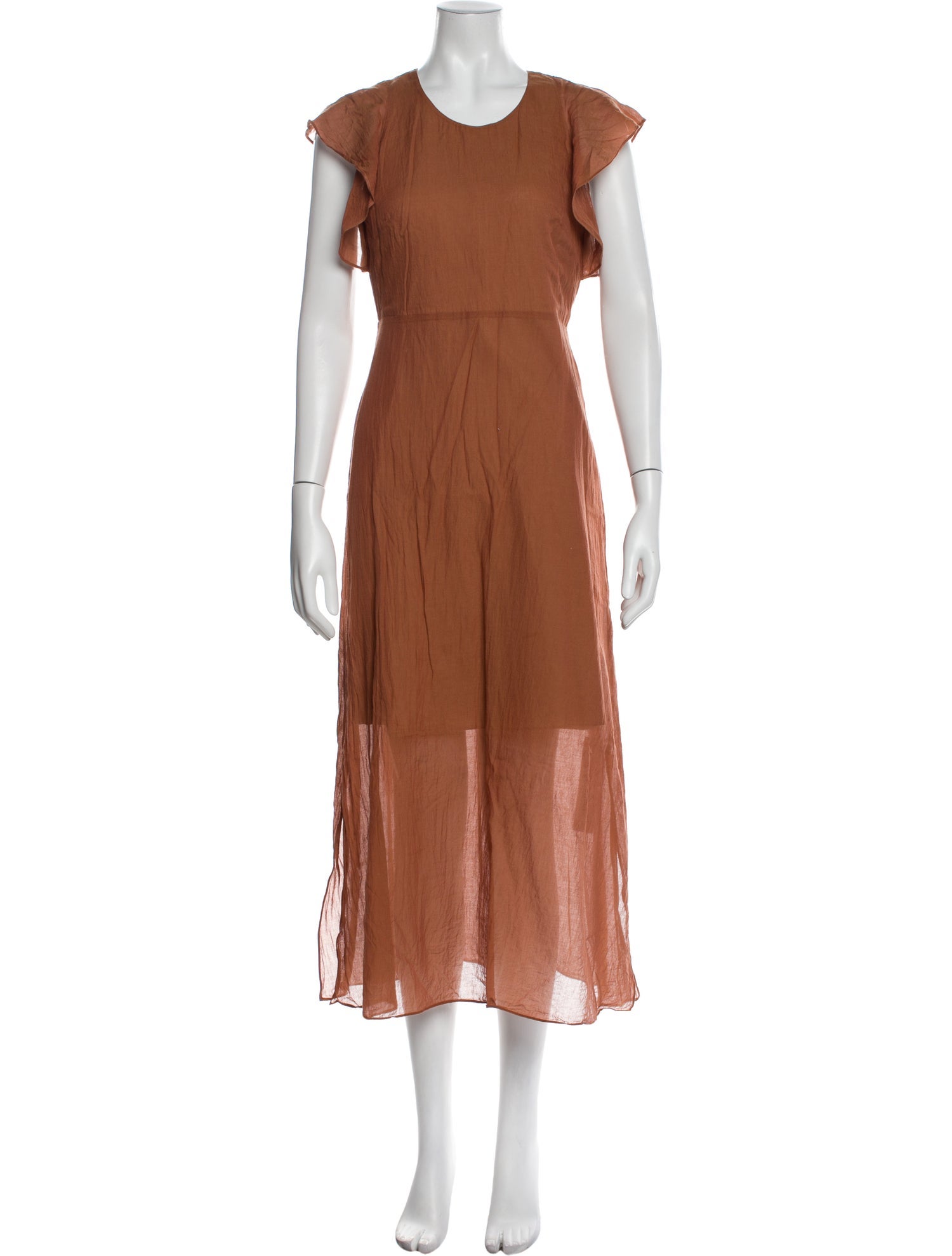 Theory Crew Neck Long Dress