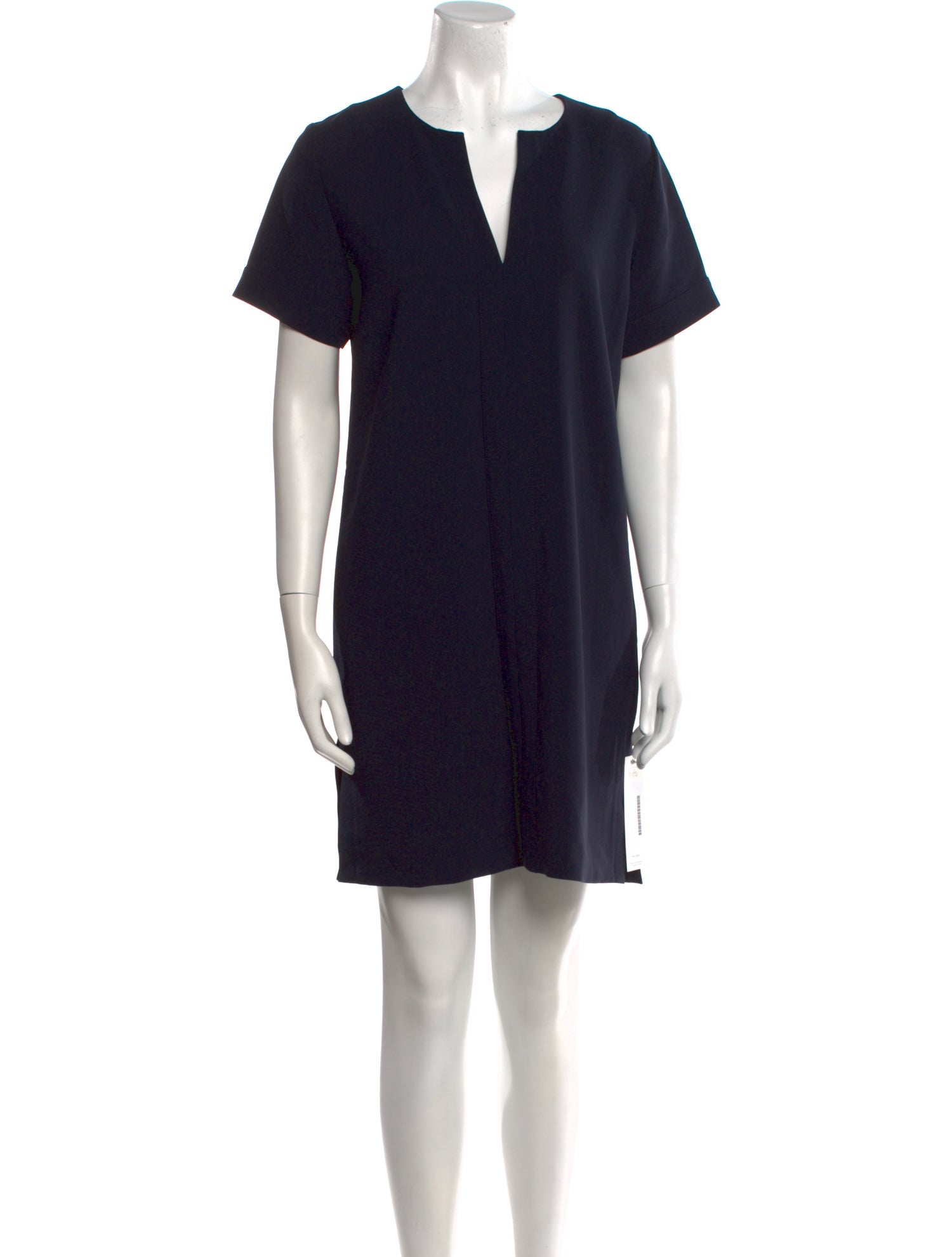 Theory V-Neck Mini Dress