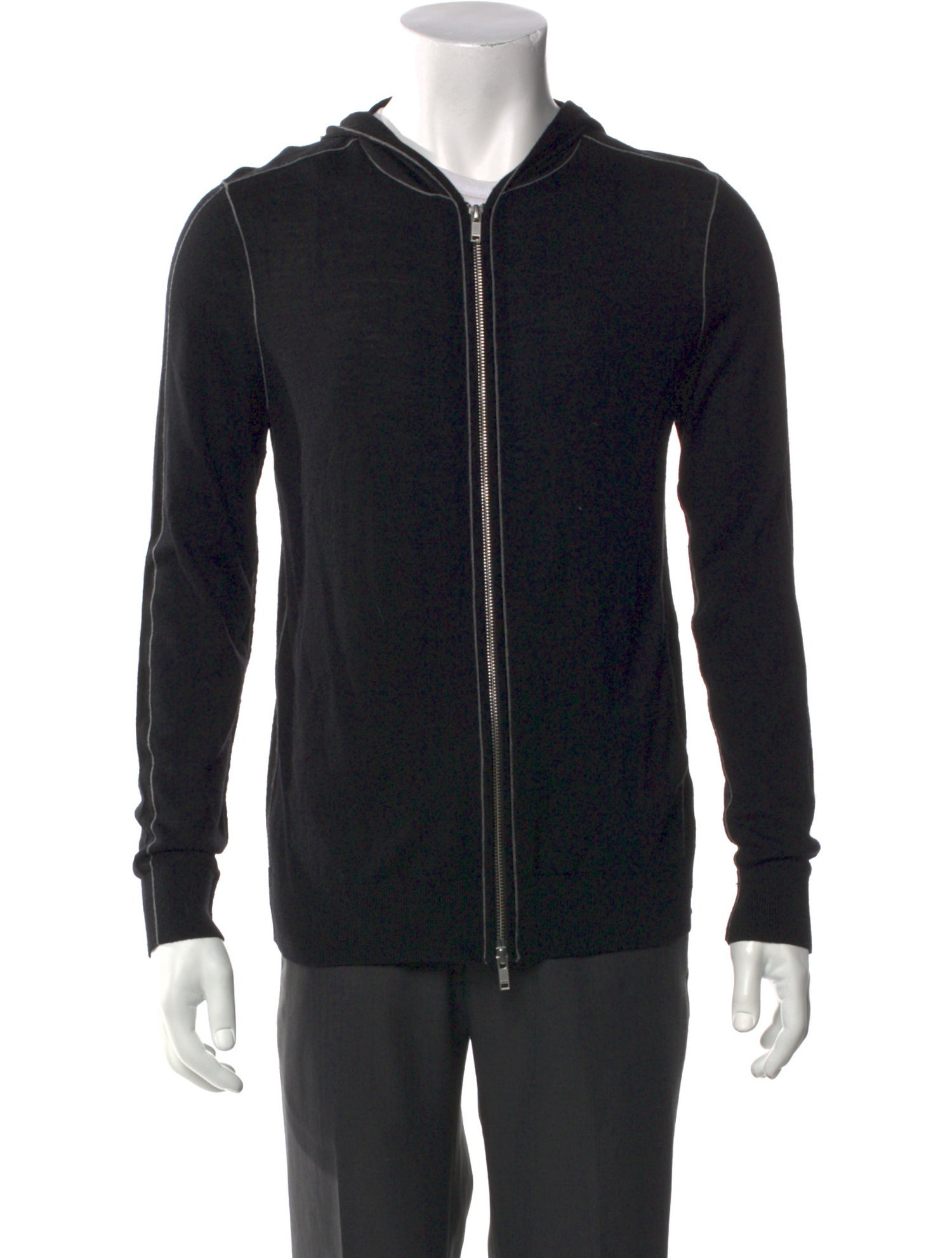 Theory Merino Wool Crew Neck Hoodie