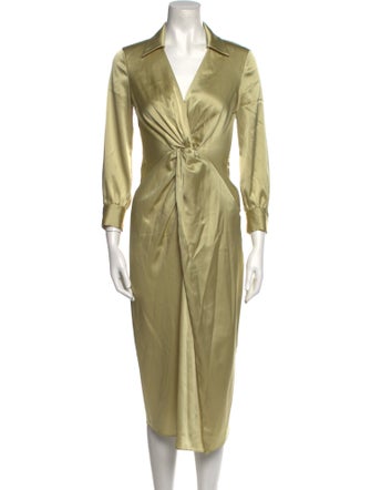 Theory V-Neck Long Dress