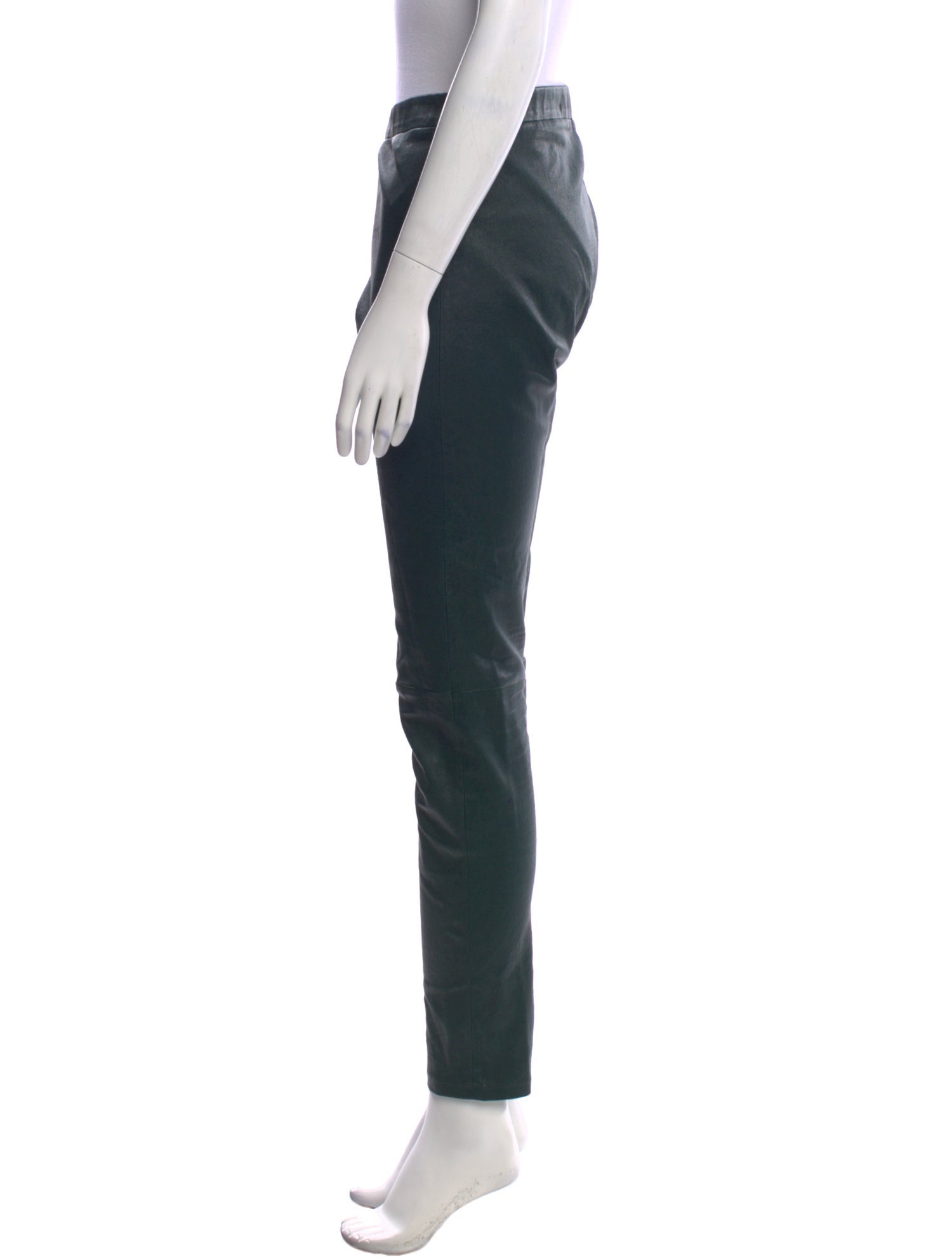 Theory Leather Skinny Leg Pants