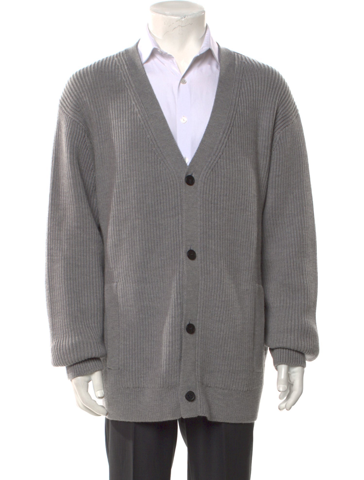 Theory Merino Wool V-Neck Cardigan