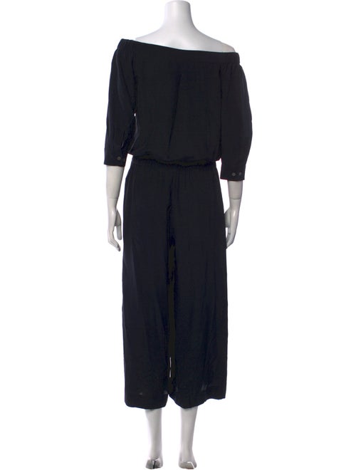 Theory Silk Off-The-Shoulder Jumpsuit