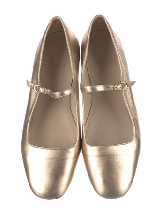 Theory Leather Mary Jane Flats