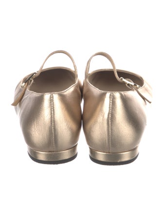 Theory Leather Mary Jane Flats