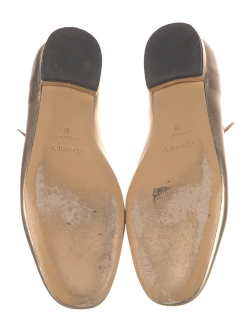 Theory Leather Mary Jane Flats