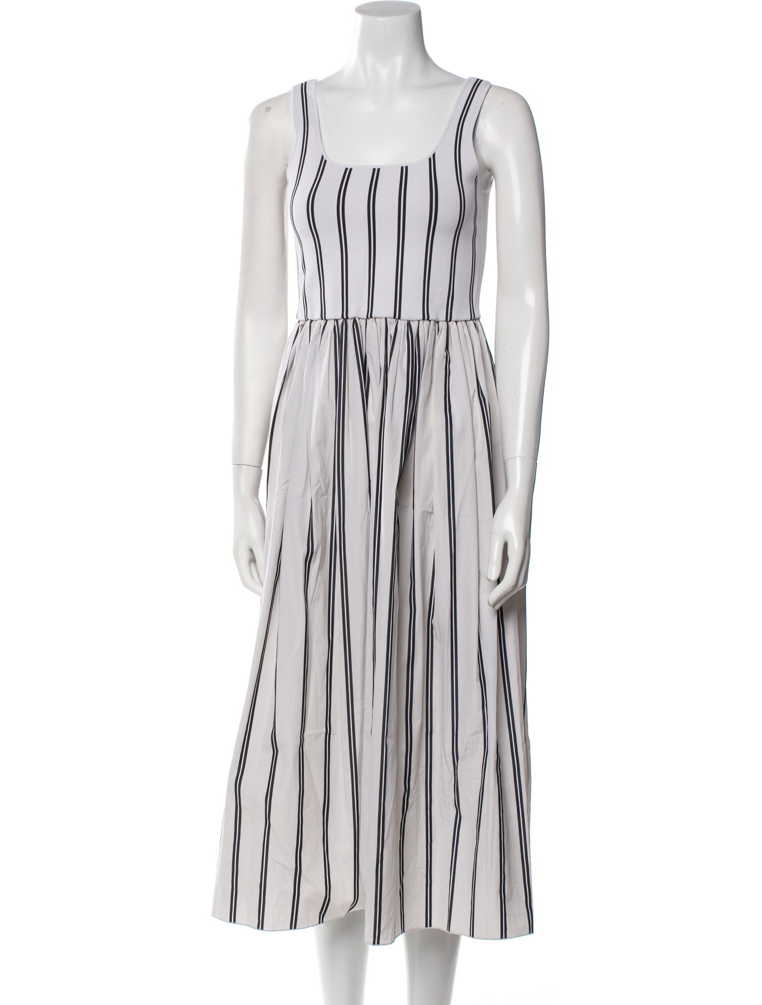 Theory Striped Midi Length Dress w/ Tags