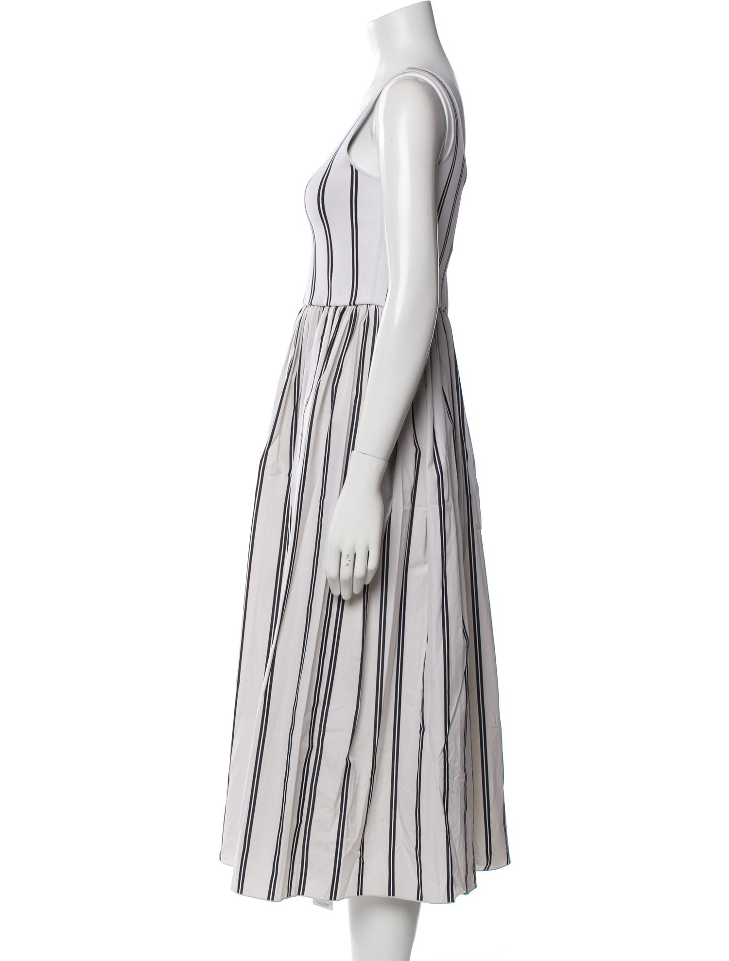 Theory Striped Midi Length Dress w/ Tags