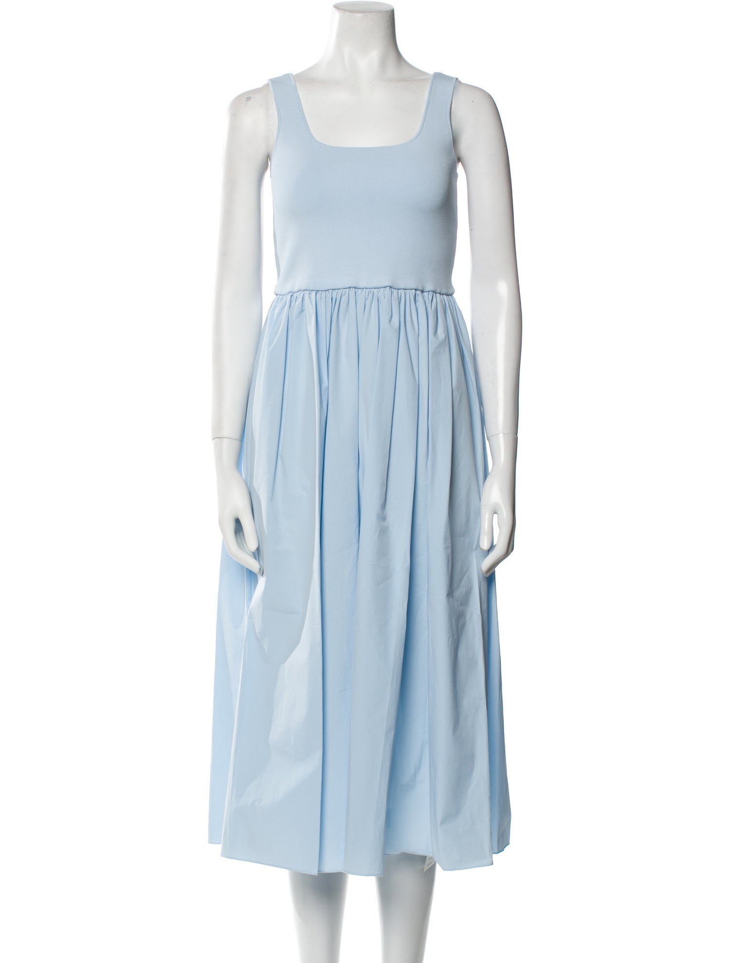 Theory Square Neckline Midi Length Dress w/ Tags