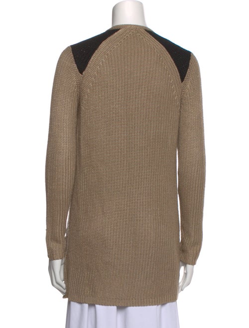 Theory Silk Open Front Sweater