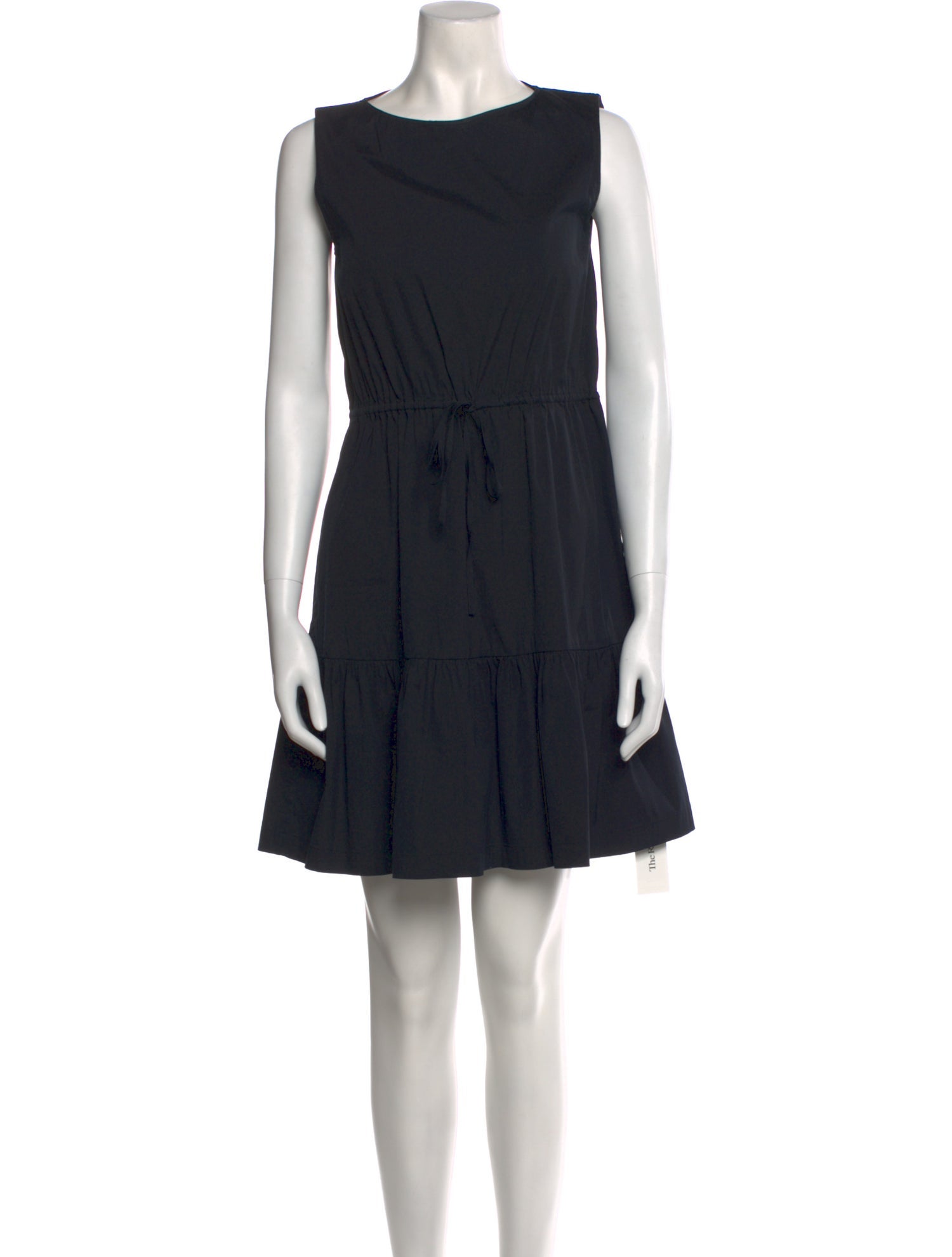 Theory Bateau Neckline Mini Dress