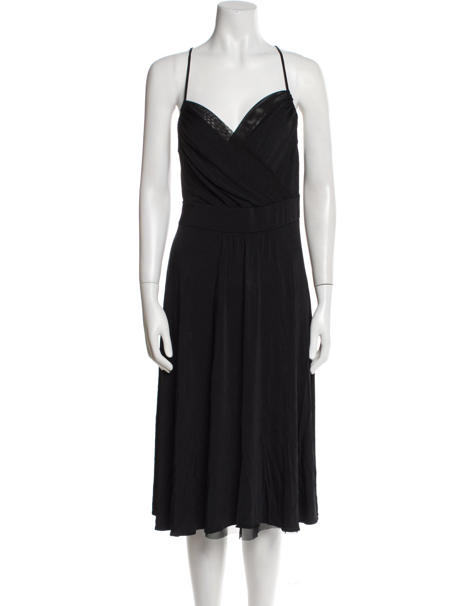 Theory V-Neck Midi Length Dress