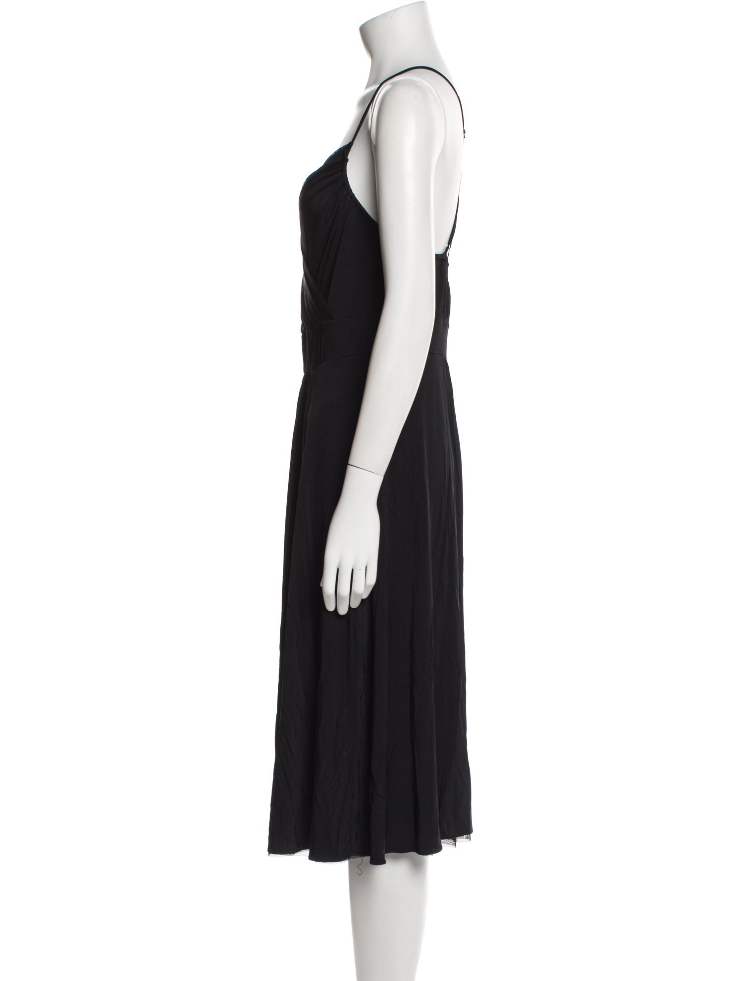 Theory V-Neck Midi Length Dress