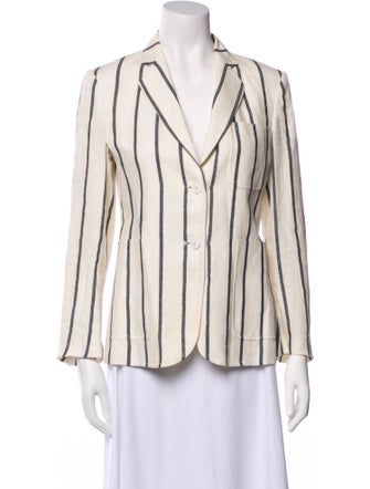 Theory Linen Striped Blazer