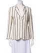 Theory Linen Striped Blazer