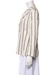 Theory Linen Striped Blazer