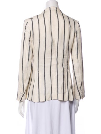 Theory Linen Striped Blazer