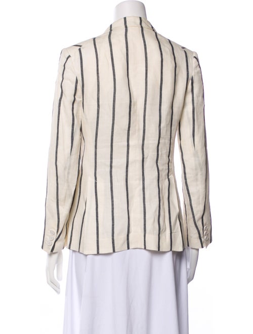 Theory Linen Striped Blazer