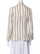Theory Linen Striped Blazer