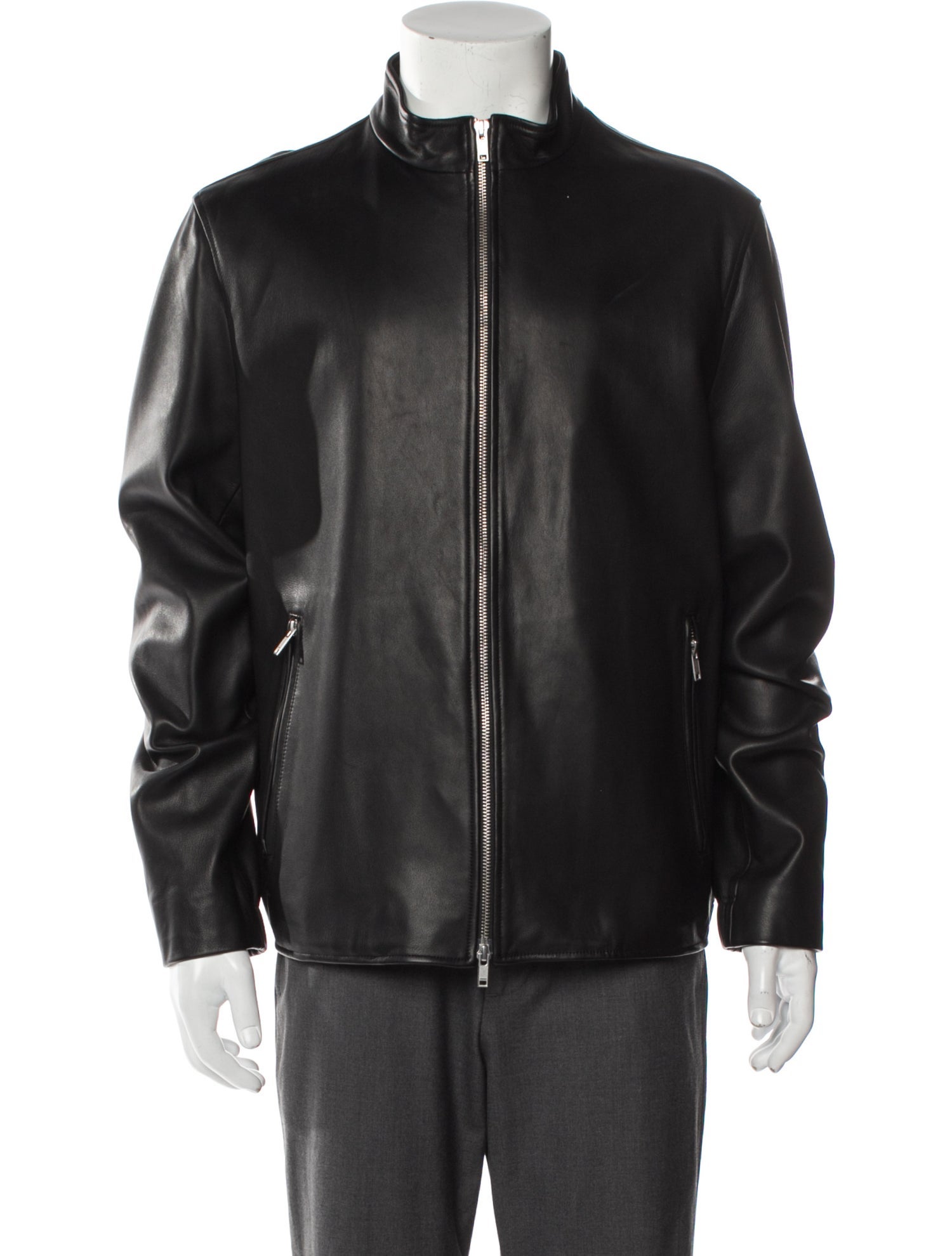 Theory Lamb Leather Moto Jacket