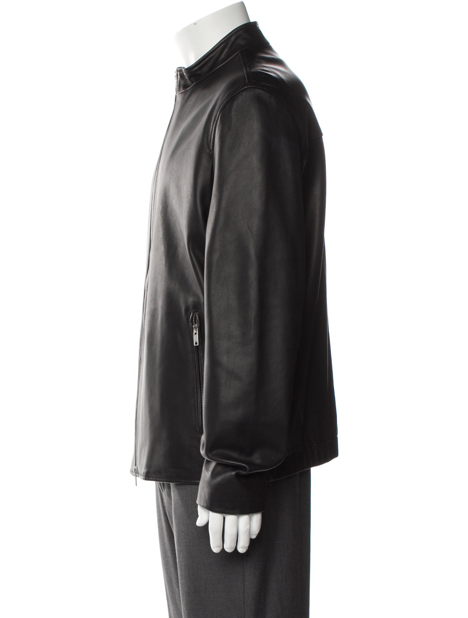 Theory Lamb Leather Moto Jacket