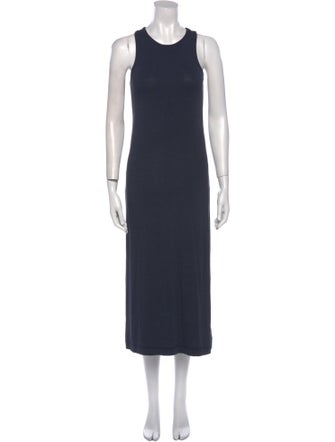Theory Crew Neck Long Dress