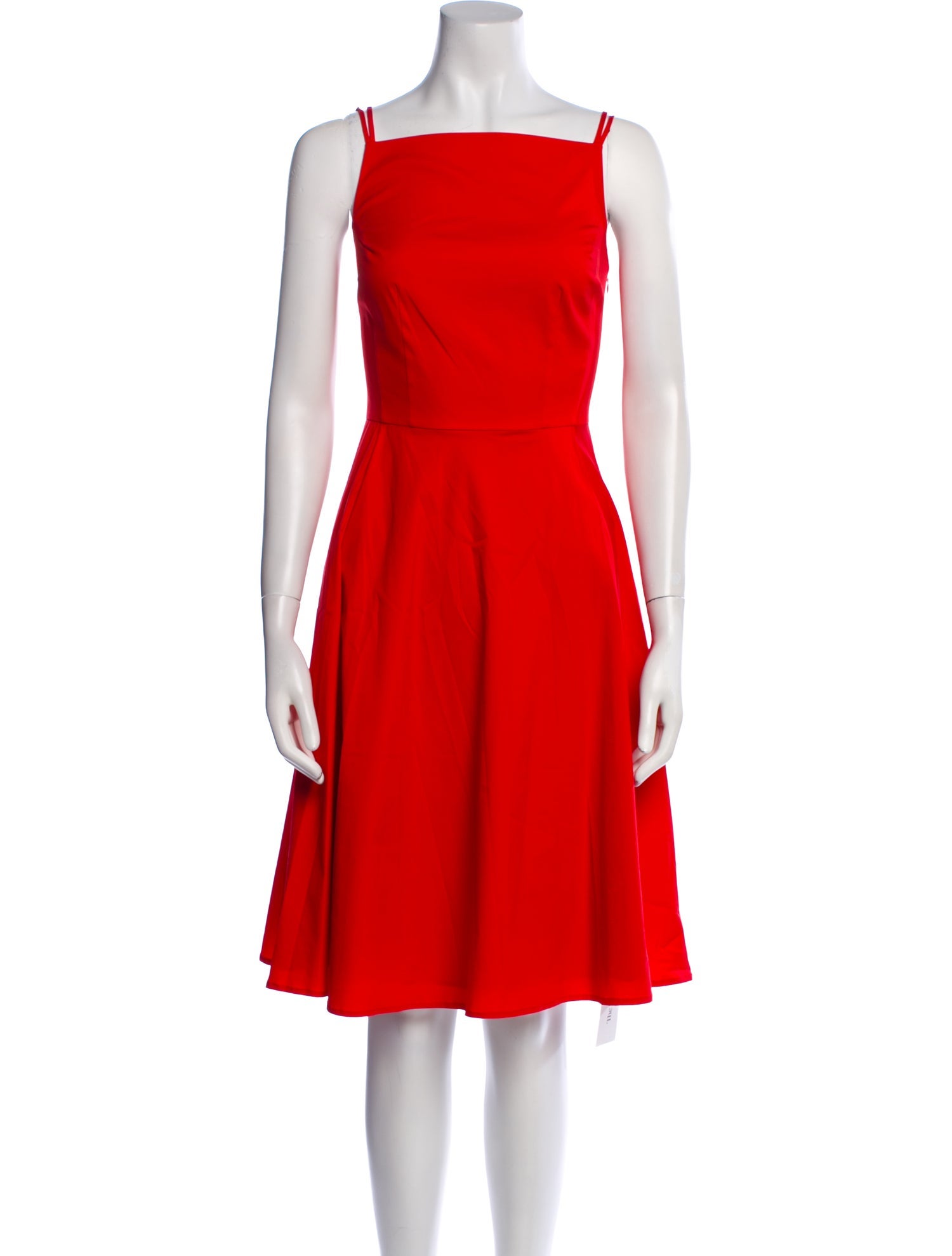 Theory Square Neckline Knee-Length Dress