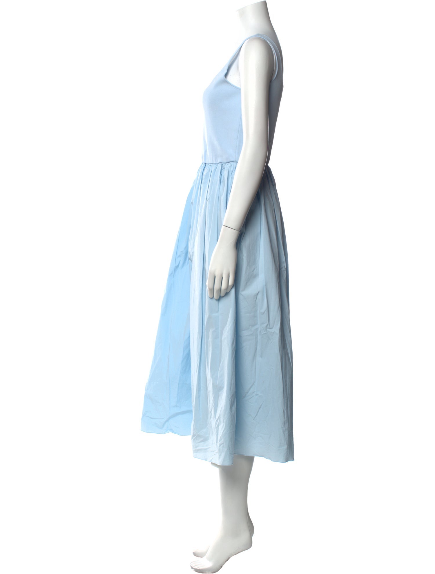 Theory Square Neckline Long Dress