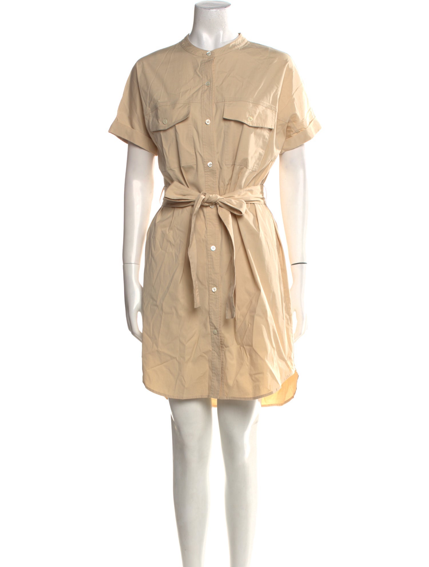 Theory Mock Neck Knee-Length Dress