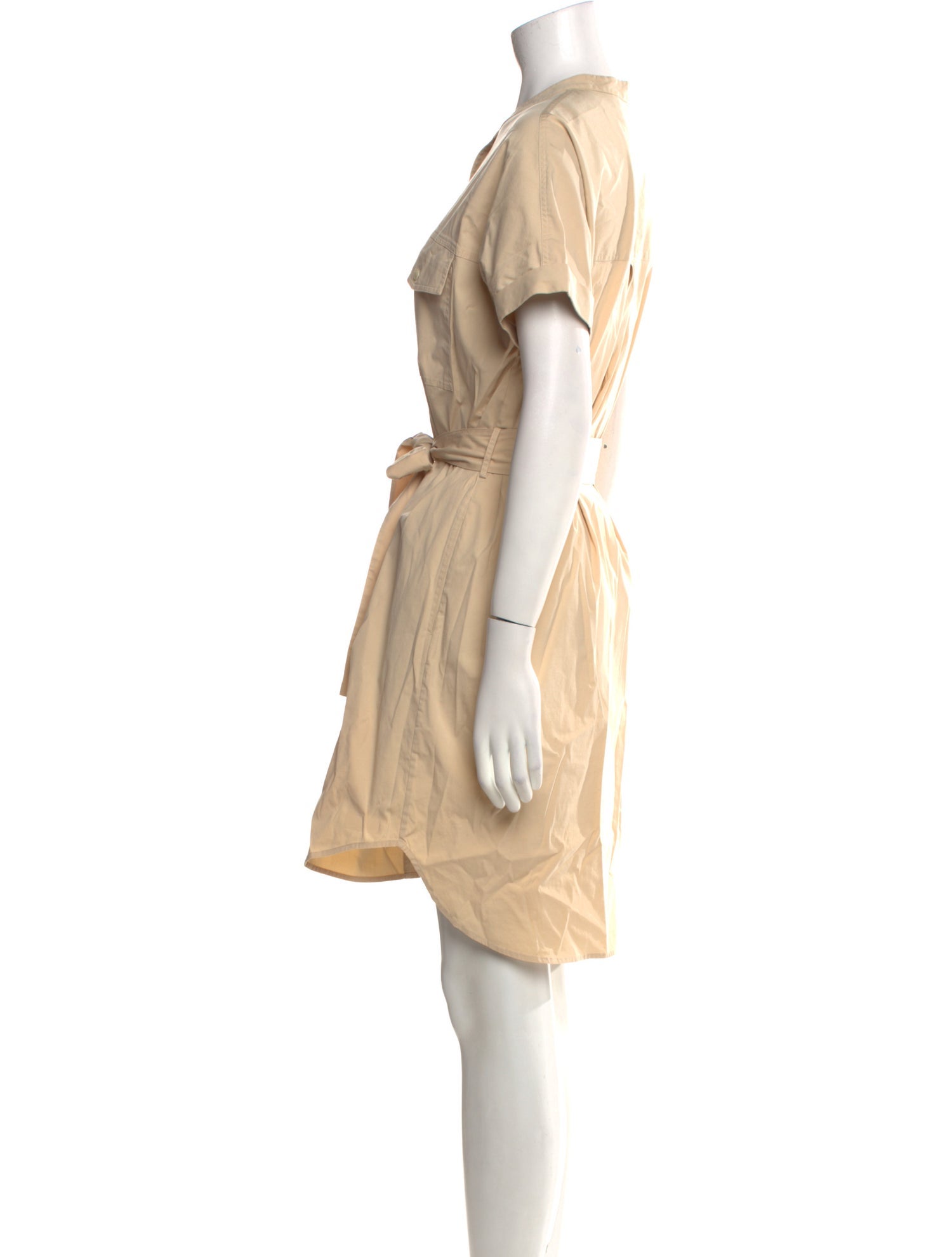 Theory Mock Neck Knee-Length Dress