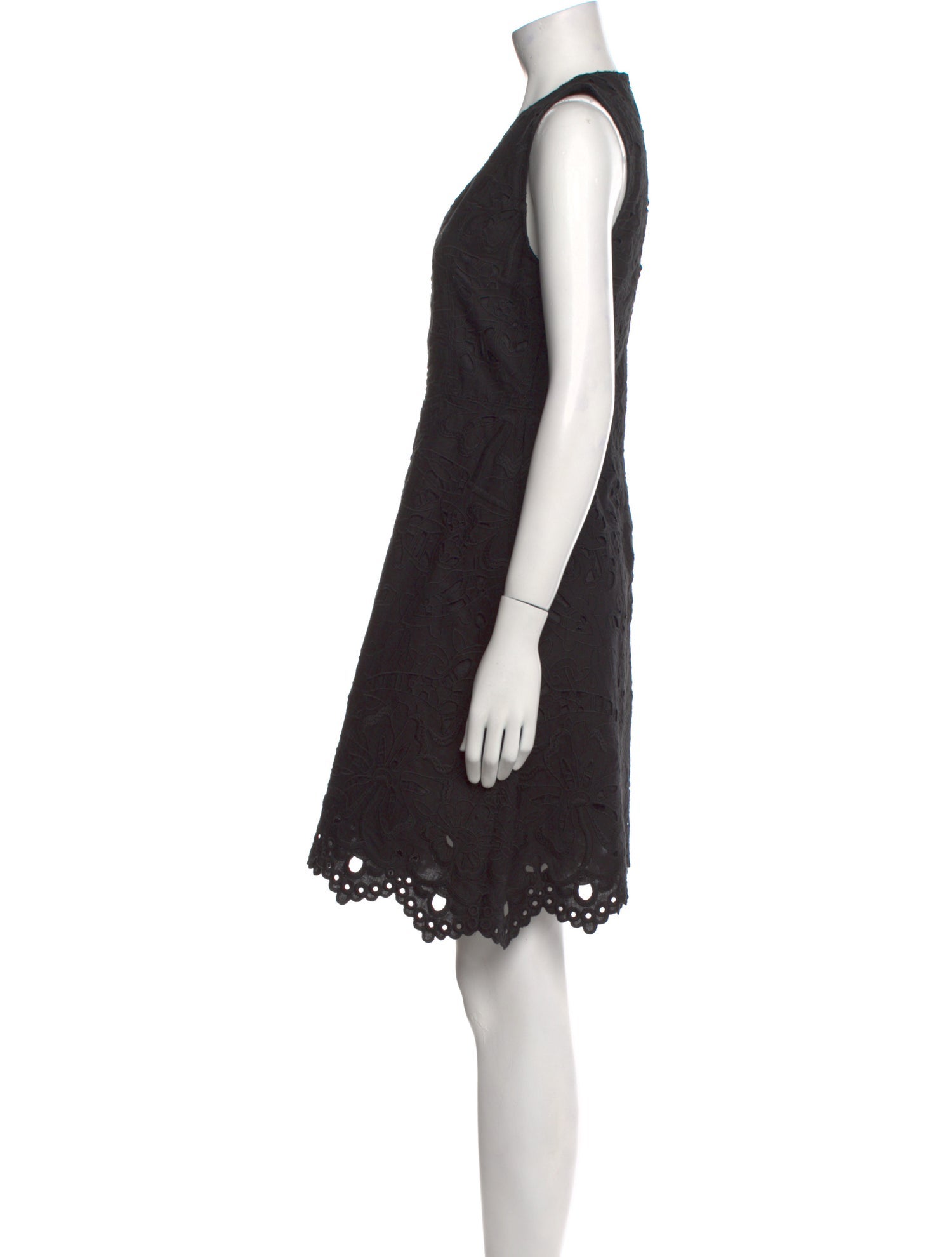 Theory V-Neck Mini Dress