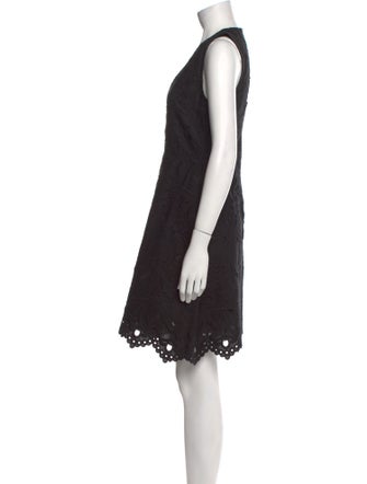 Theory V-Neck Mini Dress