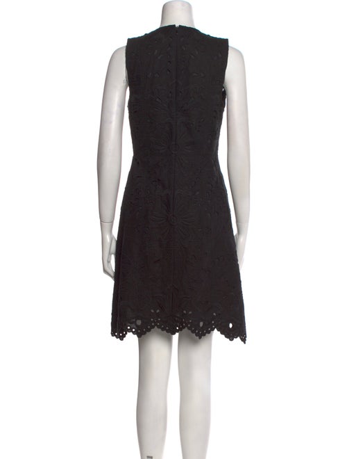 Theory V-Neck Mini Dress