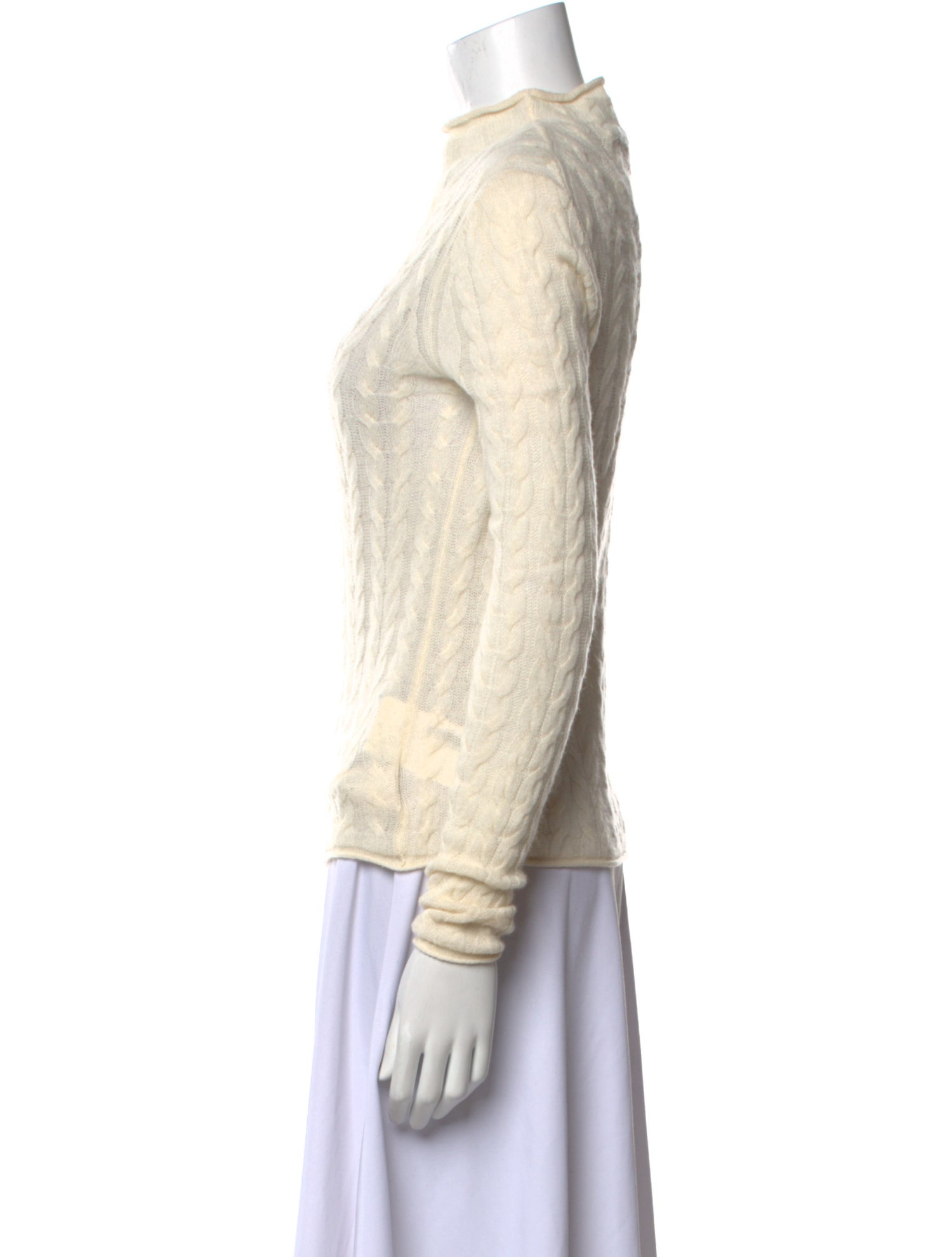 Theory Cashmere Mock Neck Sweater