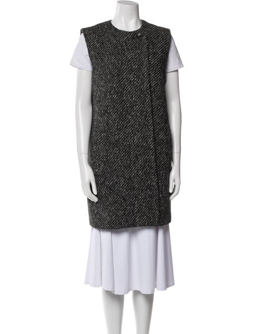 Theory Wool Tweed Pattern Vest