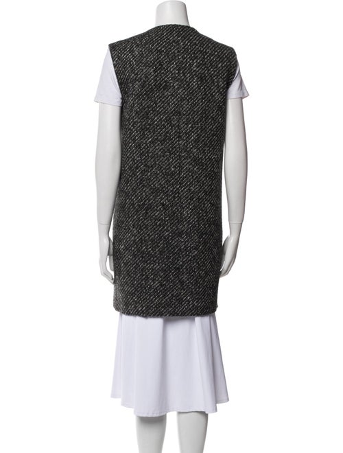 Theory Wool Tweed Pattern Vest