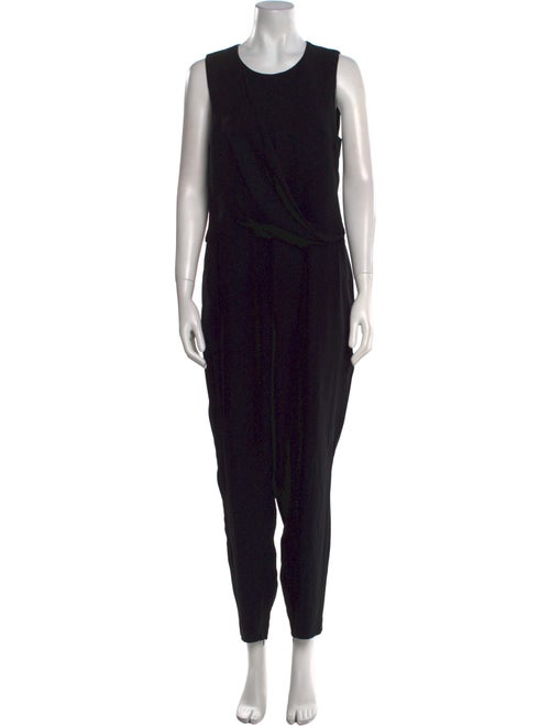 Theory Silk Crew Neck Jumpsuit
