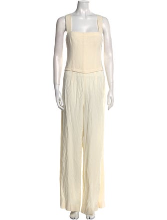 Theory Square Neckline Jumpsuit