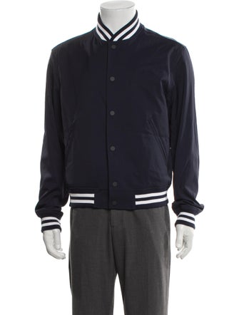 Theory Striped Varsity Jacket