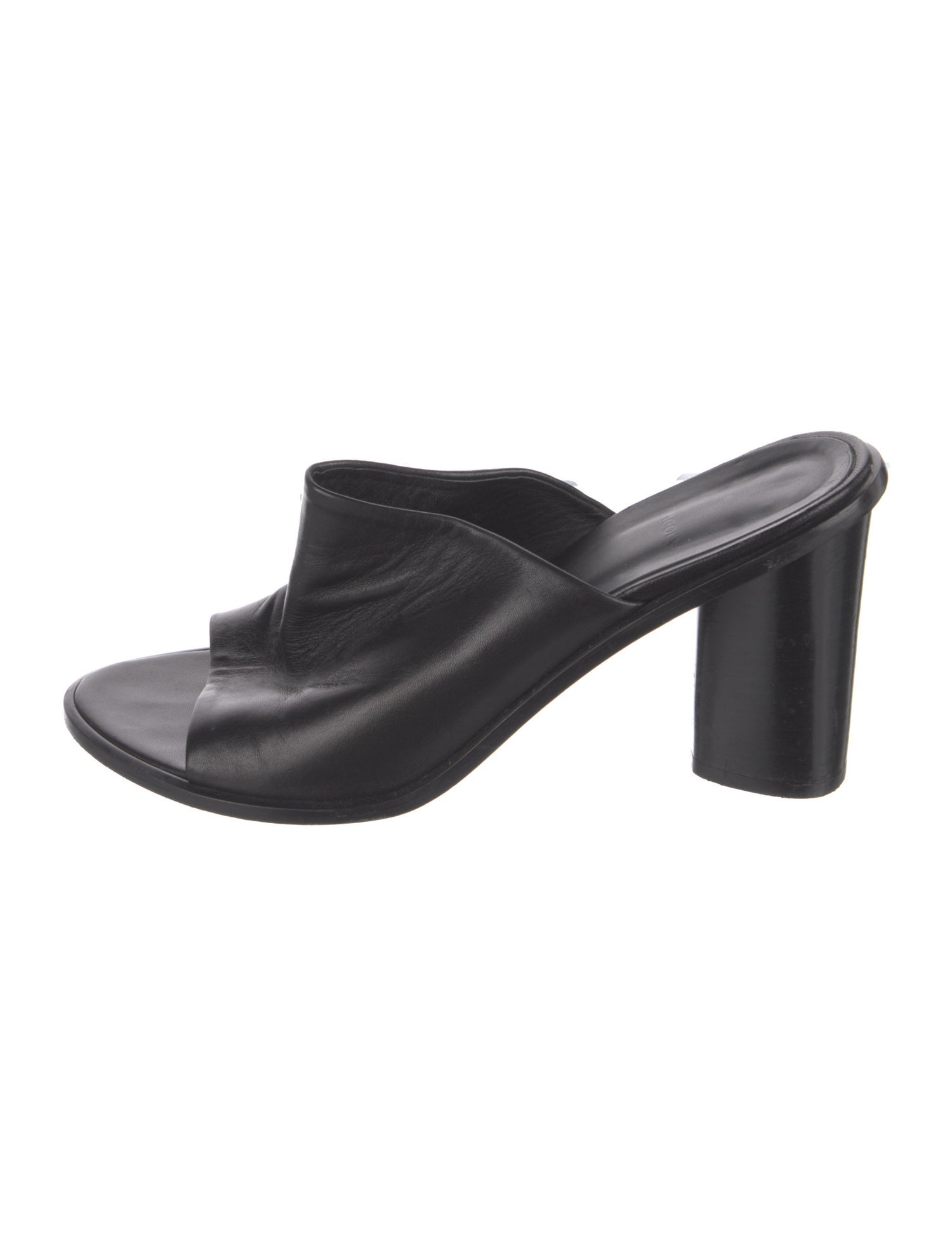 Theory Leather Slides
