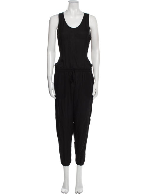 Theory Silk Scoop Neck Jumpsuit