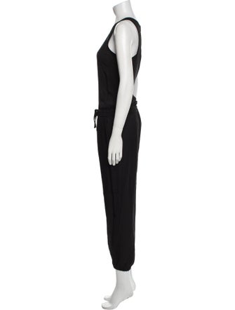 Theory Silk Scoop Neck Jumpsuit
